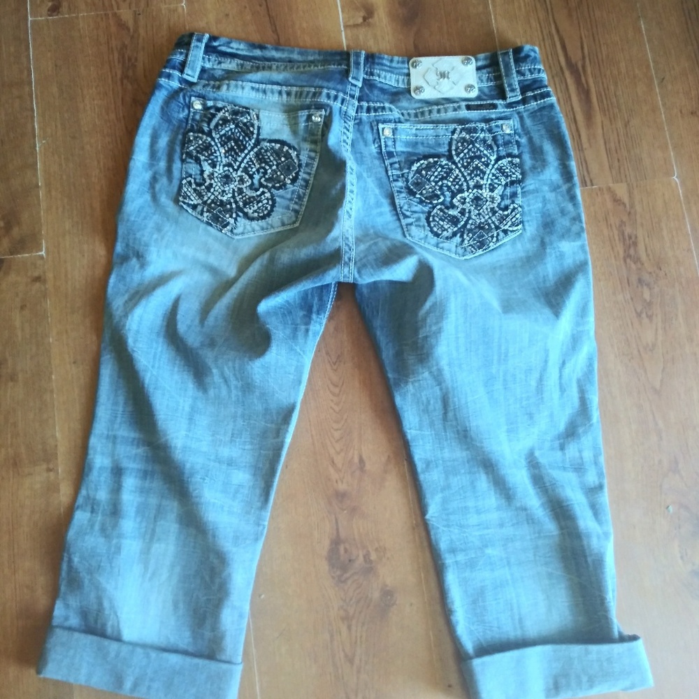 Miss me Jean capris stretch